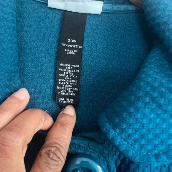 Studio 1940 Teal Button-Up Blazer Size 20W - Picture 7 of 7